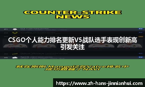 CSGO个人能力排名更新V5战队选手表现创新高引发关注
